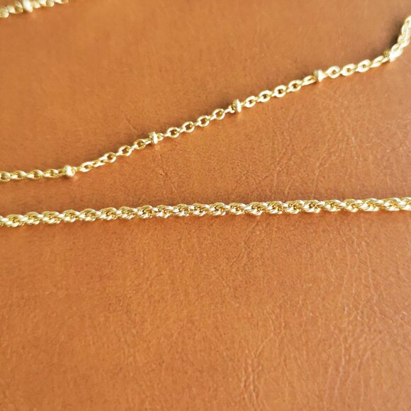 Kendra Scott Faceted Alex Gold Rose Quartz Convertible Necklace - Picture 4 of 4